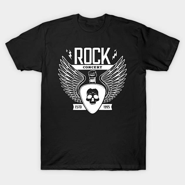 Rock Concert Tee T-Shirt by Lifeline/BoneheadZ Apparel